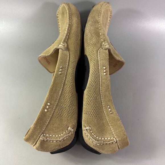 Baldinini Trend Suede Leather Loafers, Men\'s Size 37.5